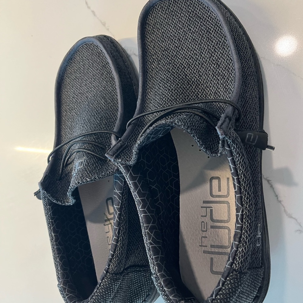 Hey Dude Charcoal Slip-On Shoes